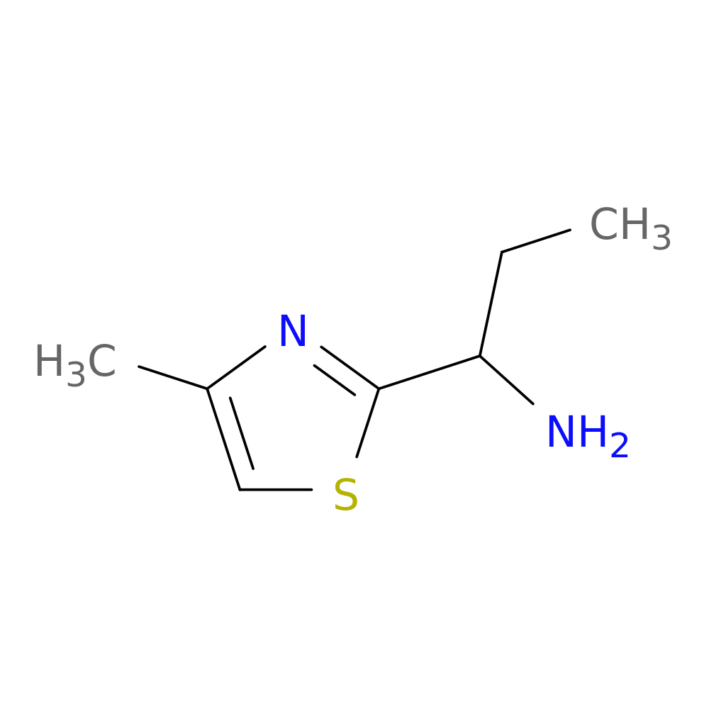 1-(4-methyl-1,3-thiazol-2-yl)propan-1-amine