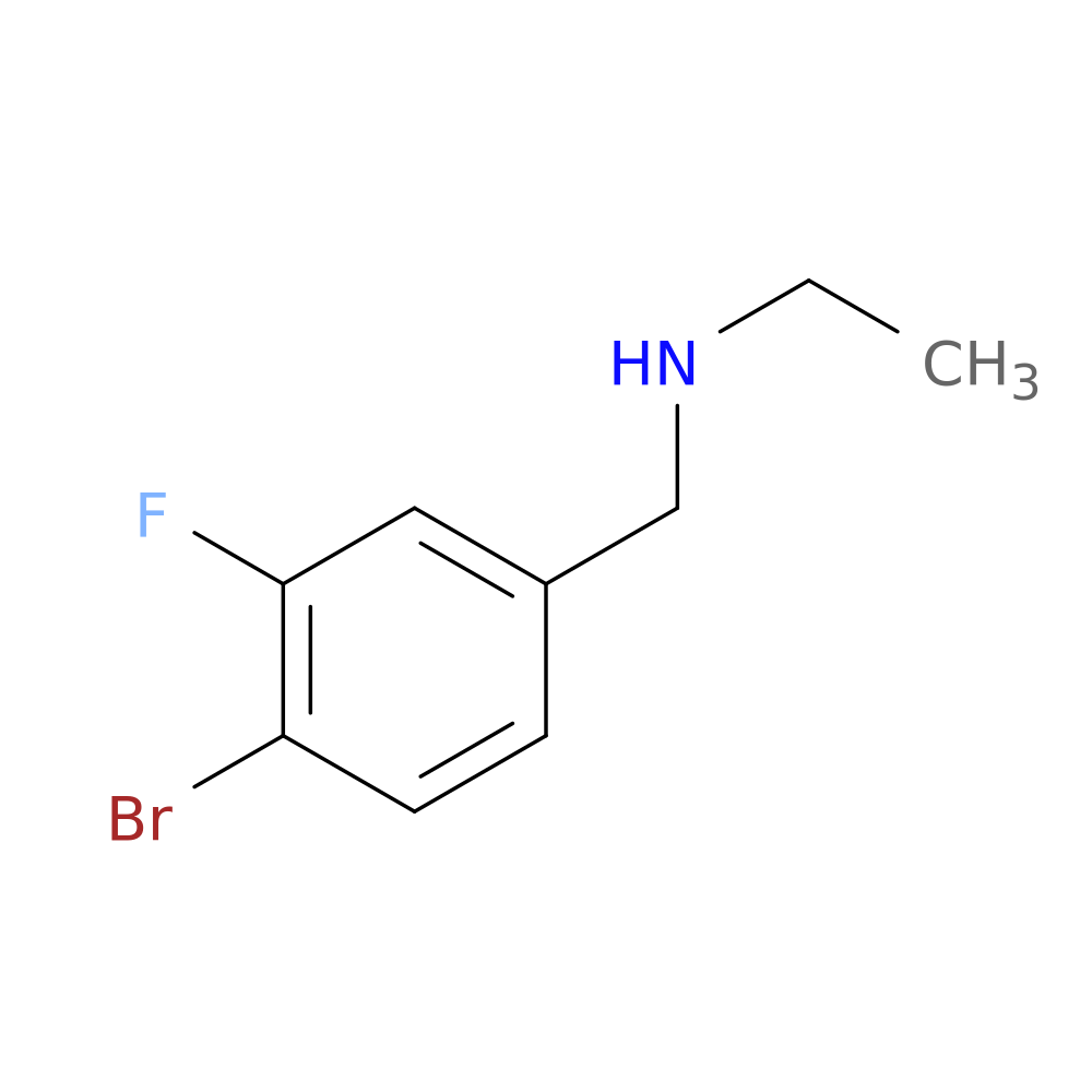 [(4-Bromo-3-fluorophenyl)methyl](ethyl)amine