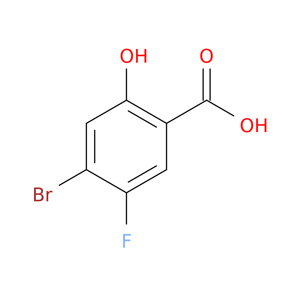 4-Bromo-5-fluoro-2-hydroxybenzoic acid