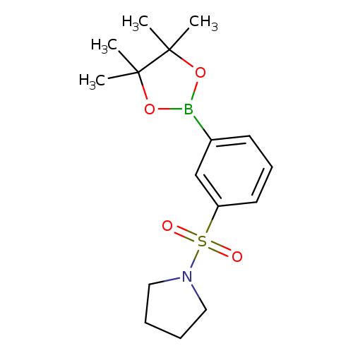 1-{[3-(tetramethyl-1,3,2-dioxaborolan-2-yl)benzene]sulfonyl}pyrrolidine