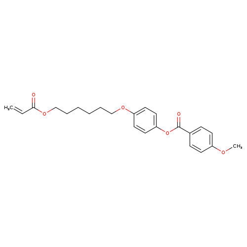 Benzoic acid, 4-methoxy-, 4-[[6-[(1-oxo-2-propen-1-yl)oxy]hexyl]oxy]phenyl ester