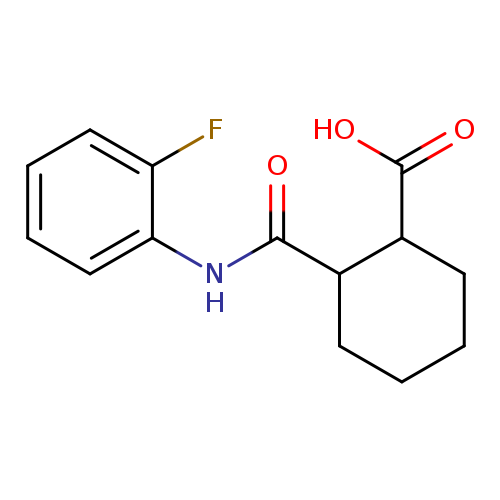 2-[(2-fluorophenyl)carbamoyl]cyclohexane-1-carboxylic acid
