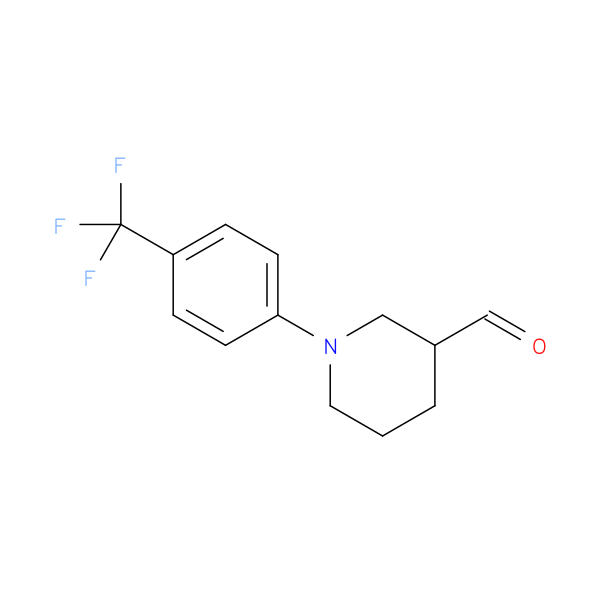 1-[4-(trifluoromethyl)phenyl]piperidine-3-carbaldehyde