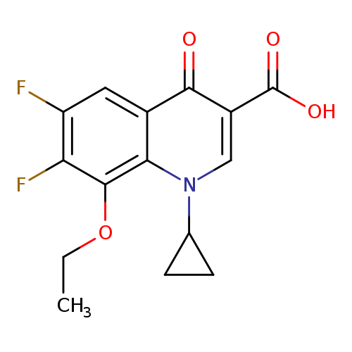 1-Cyclopropyl-8-ethoxy-6,7-difluoro-4-oxo-1,4-dihydroquinoline-3-carboxylic acid