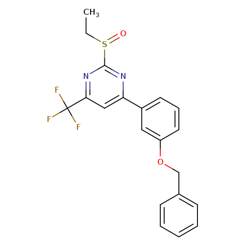 (4-(3-Benzyloxyphenyl)-2-ethylsulfinyl-6-(trifluoromethyl)pyrimidine