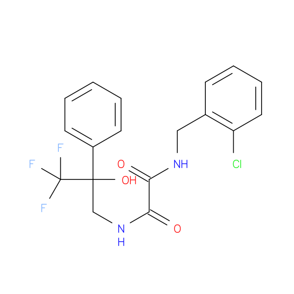 N-[(2-chlorophenyl)methyl]-N'-(3,3,3-trifluoro-2-hydroxy-2-phenylpropyl)ethanediamide