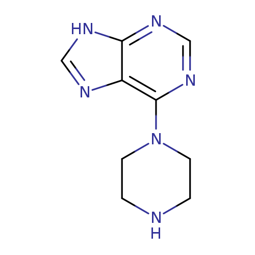 6-(piperazin-1-yl)-9H-purine