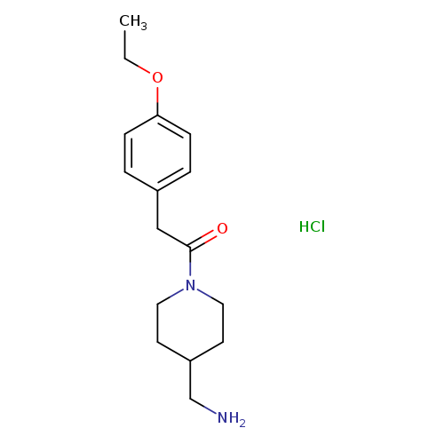 1-[4-(Aminomethyl)-1-piperidyl]-2-(4-ethoxyphenyl)ethanonehydrochloride