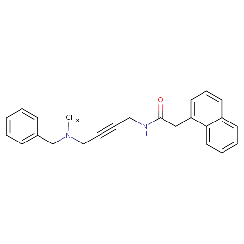 N-{4-[benzyl(methyl)amino]but-2-yn-1-yl}-2-(naphthalen-1-yl)acetamide