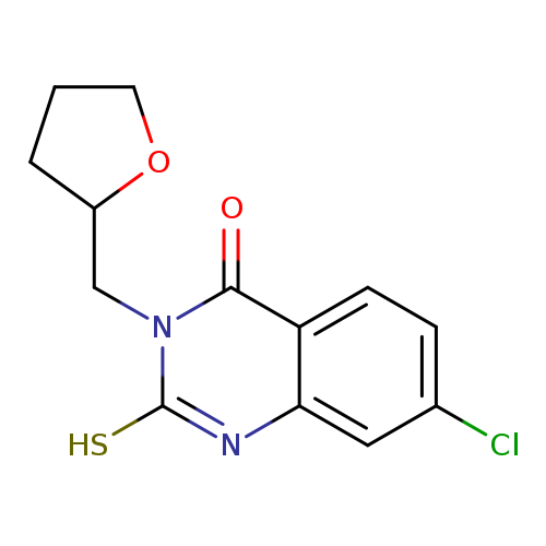 7-chloro-3-(oxolan-2-ylmethyl)-2-sulfanyl-3,4-dihydroquinazolin-4-one