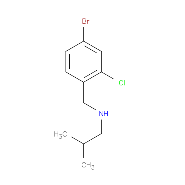 [(4-bromo-2-chlorophenyl)methyl](2-methylpropyl)amine