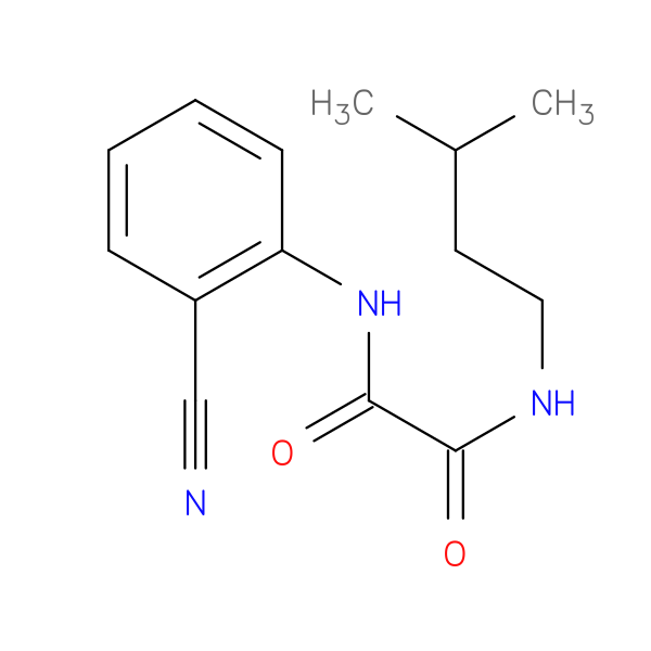N'-(2-cyanophenyl)-N-(3-methylbutyl)ethanediamide