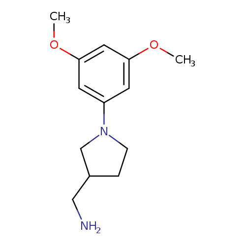 [1-(3,5-dimethoxyphenyl)pyrrolidin-3-yl]methanamine