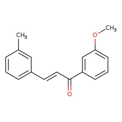 2-Propen-1-one, 1-(3-methoxyphenyl)-3-(3-methylphenyl)-, (2E)-