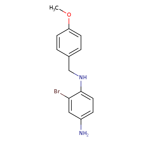 2-Bromo-1-N-[(4-methoxyphenyl)methyl]benzene-1,4-diamine