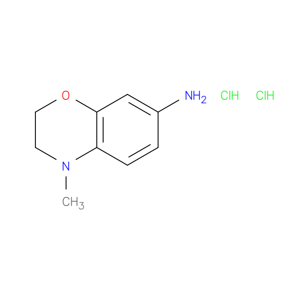 4-methyl-3,4-dihydro-2H-1,4-benzoxazin-7-amine dihydrochloride