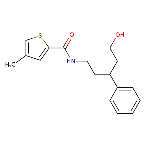 N-(5-hydroxy-3-phenylpentyl)-4-methylthiophene-2-carboxamide