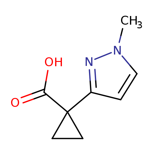 1-(1-methyl-1H-pyrazol-3-yl)cyclopropane-1-carboxylicacid