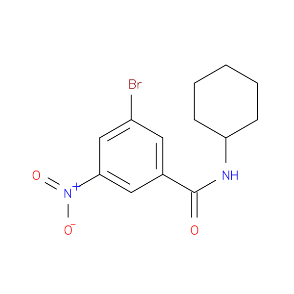 3-Bromo-N-cyclohexyl-5-nitrobenzamide