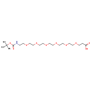 Boc-21-amino-4,7,10,13,16,19-hexaoxaheneicosanoic Acid