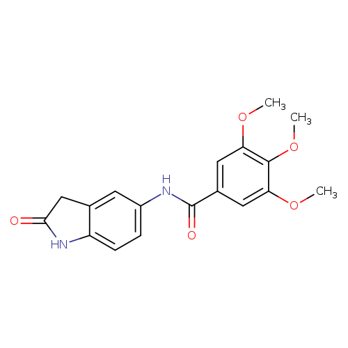 3,4,5-trimethoxy-N-(2-oxo-2,3-dihydro-1H-indol-5-yl)benzamide