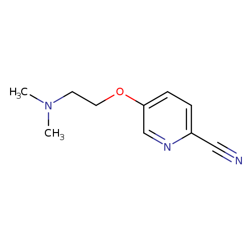 5-[2-(dimethylamino)ethoxy]pyridine-2-carbonitrile