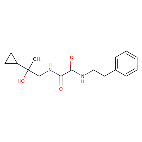N-(2-cyclopropyl-2-hydroxypropyl)-N'-(2-phenylethyl)ethanediamide