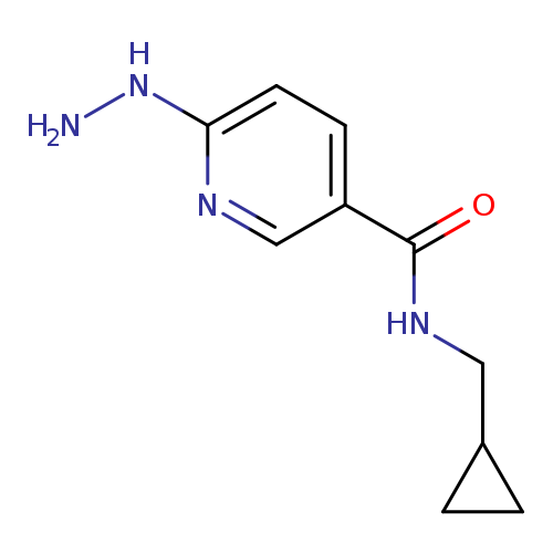 N-(cyclopropylmethyl)-6-hydrazinylpyridine-3-carboxamide