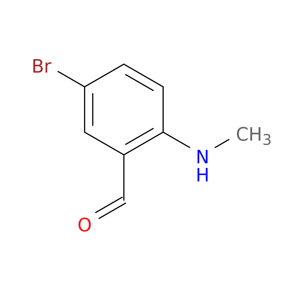 5-Bromo-2-(methylamino)benzaldehyde