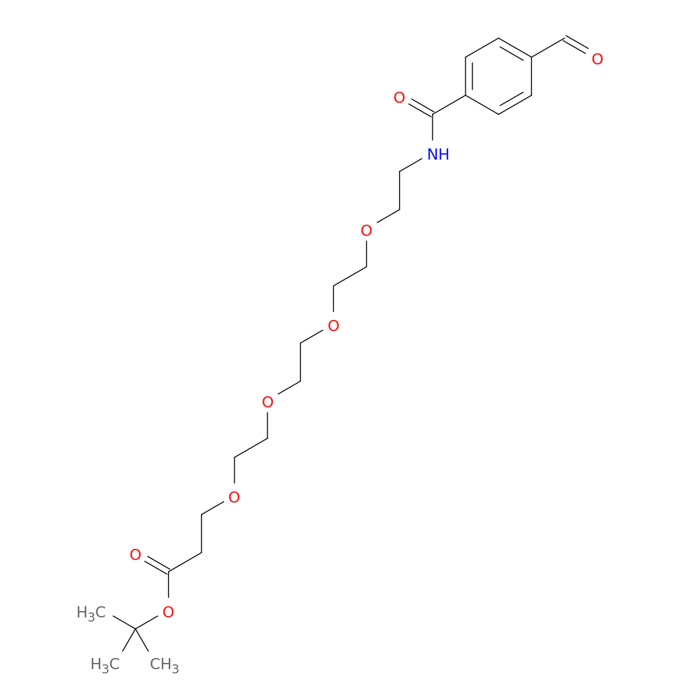 tert-Butyl 1-(4-formylphenyl)-1-oxo-5,8,11,14-tetraoxa-2-azaheptadecan-17-oate