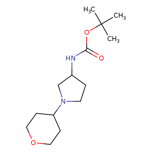 tert-butyl N-[1-(oxan-4-yl)pyrrolidin-3-yl]carbamate