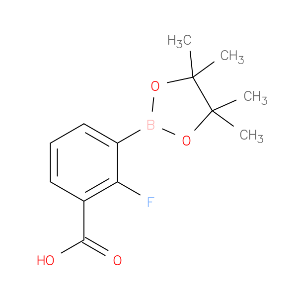 3-Carboxy-2-fluorophenylboronic acid, pinacol ester