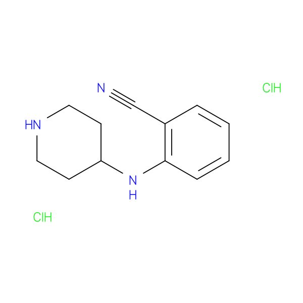 2-[(piperidin-4-yl)amino]benzonitrile dihydrochloride