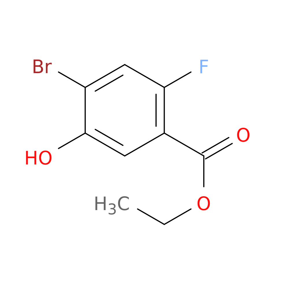 Ethyl 4-bromo-2-fluoro-5-hydroxybenzoate