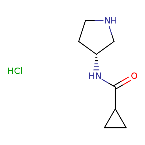 Cyclopropanecarboxamide, N-(3R)-3-pyrrolidinyl-, hydrochloride