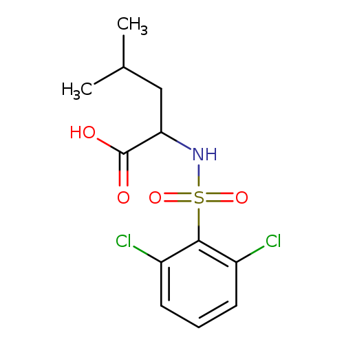 ((2,6-dichlorophenyl)sulfonyl)leucine