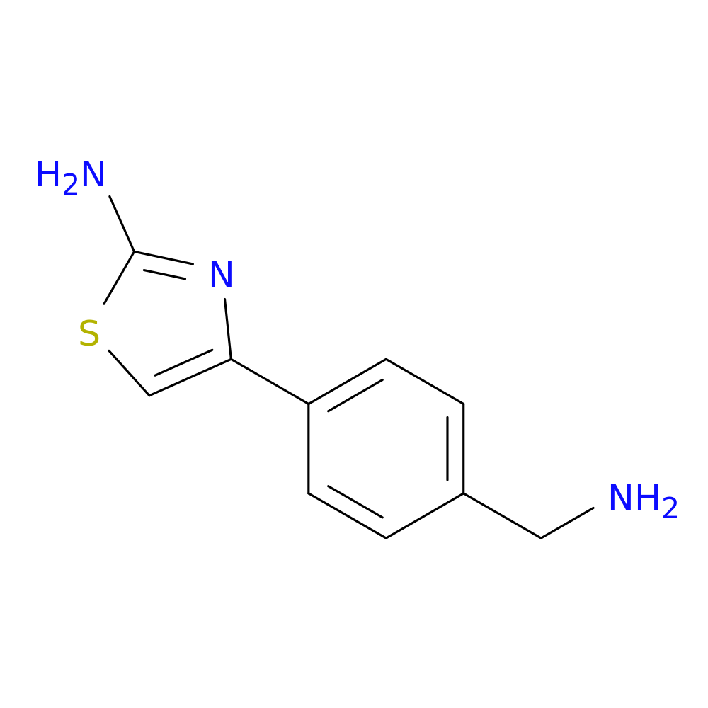 4-[4-(aminomethyl)phenyl]-1,3-thiazol-2-amine
