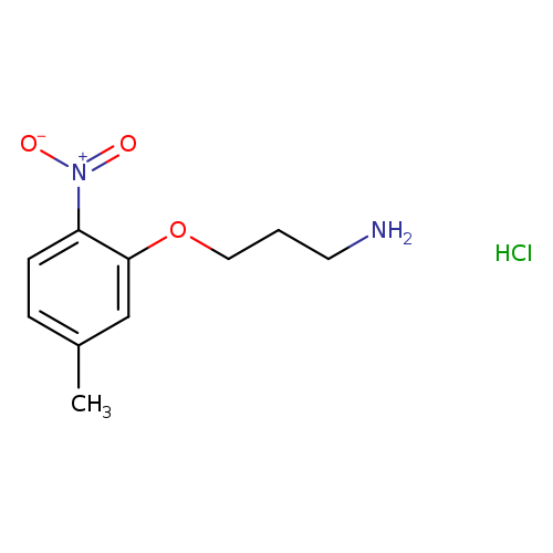 3-(5-methyl-2-nitrophenoxy)propan-1-amine hydrochloride