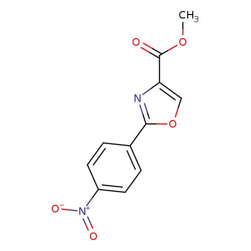 4-Oxazolecarboxylic acid, 2-(4-nitrophenyl)-, methyl ester