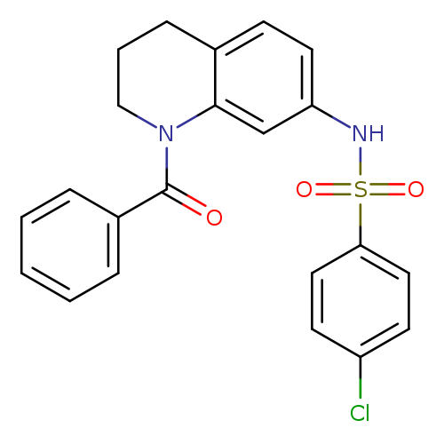 N-(1-benzoyl-1,2,3,4-tetrahydroquinolin-7-yl)-4-chlorobenzene-1-sulfonamide