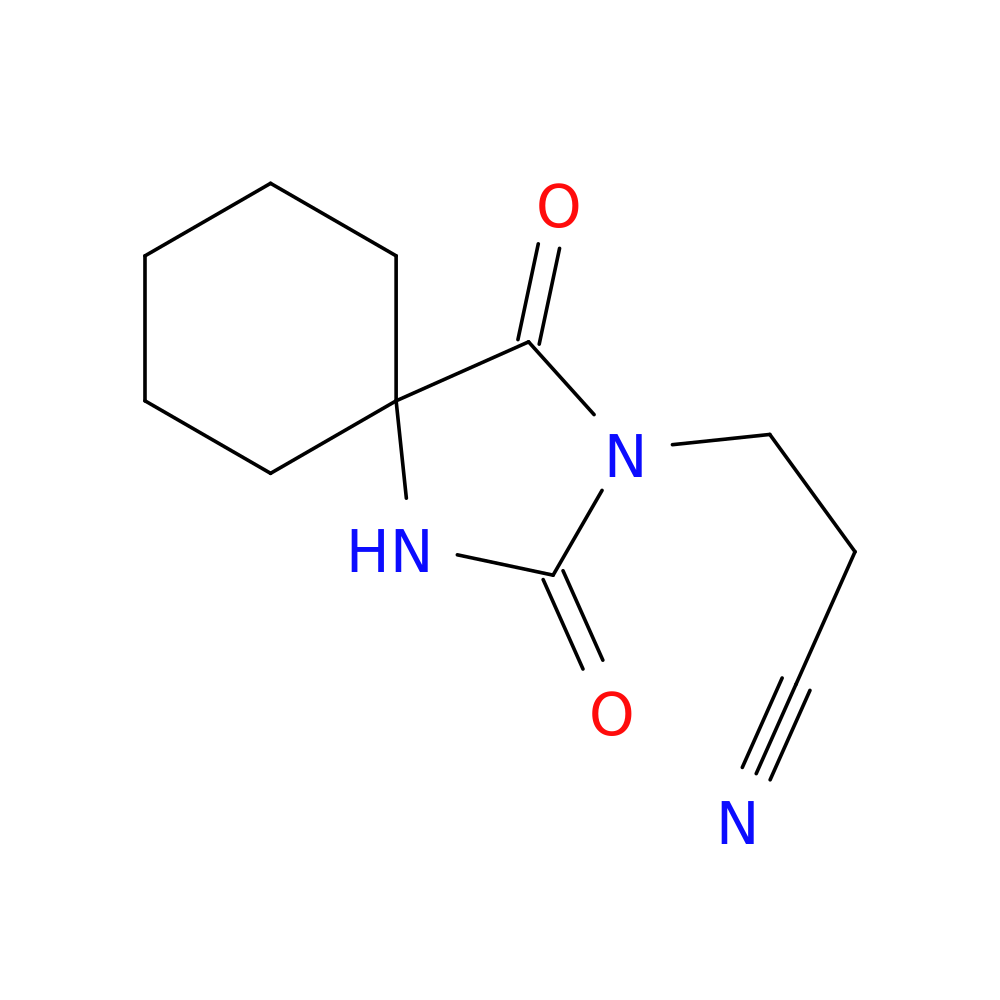 3-(2,4-Dioxo-1,3-diazaspiro[4.5]decan-3-yl)propanenitrile
