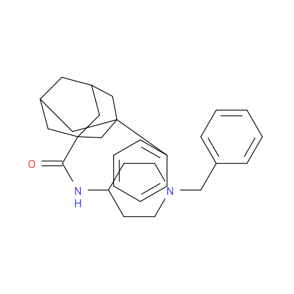 3-​Phenyl-​N-​[1-​(phenylmethyl)​-​4-​piperidinyl]​-tricyclo[3.3.1.13,​7]​decane-​1-​carboxamide