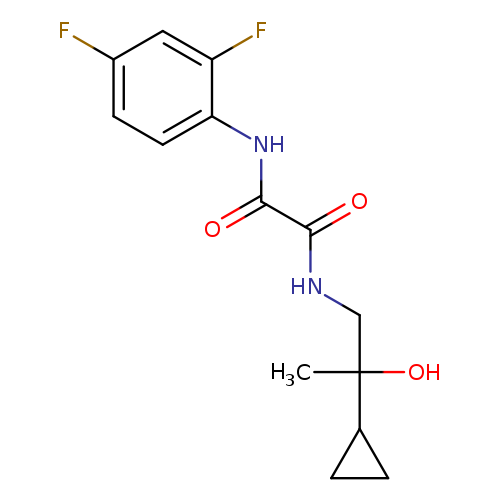 N-(2-cyclopropyl-2-hydroxypropyl)-N'-(2,4-difluorophenyl)ethanediamide