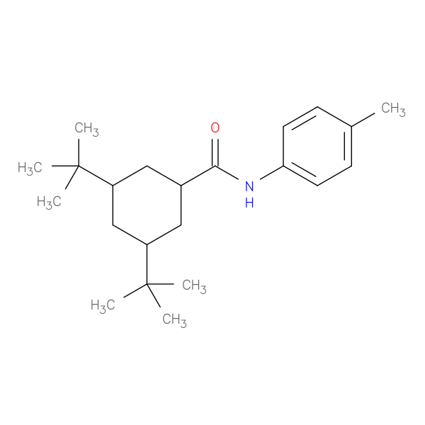 3,5-ditert-butyl-N-(4-methylphenyl)cyclohexanecarboxamide