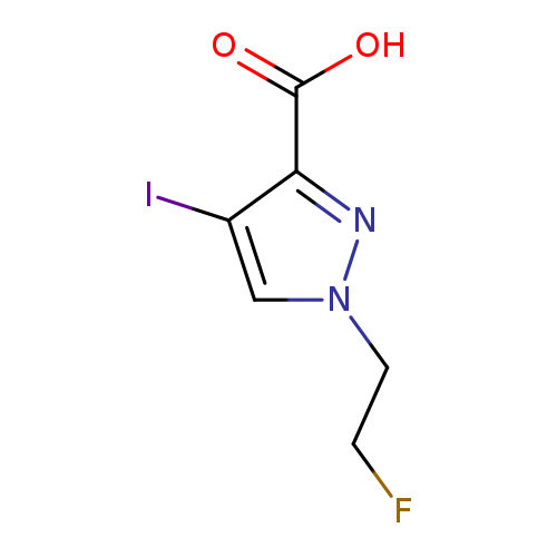 1-(2-fluoroethyl)-4-iodo-1H-pyrazole-3-carboxylic acid