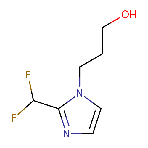 3-[2-(difluoromethyl)-1H-imidazol-1-yl]propan-1-ol