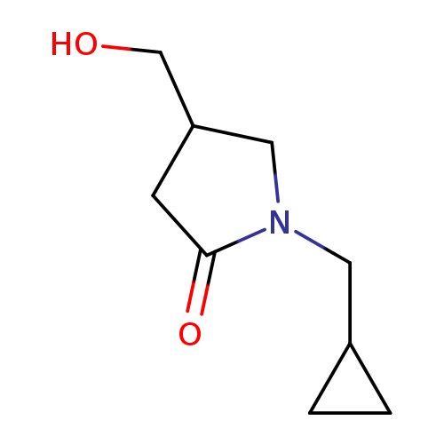 1-(cyclopropylmethyl)-4-(hydroxymethyl)pyrrolidin-2-one