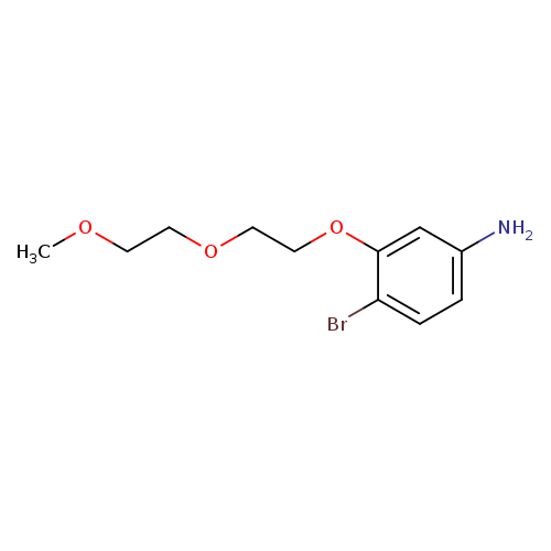 4-Bromo-3-[2-(2-methoxyethoxy)ethoxy]aniline
