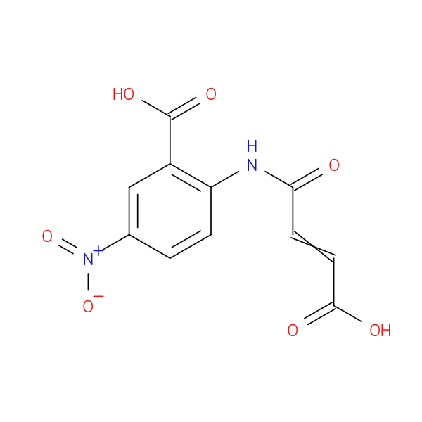 2-(3-carboxyprop-2-enamido)-5-nitrobenzoic acid