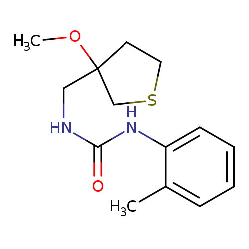 3-[(3-methoxythiolan-3-yl)methyl]-1-(2-methylphenyl)urea